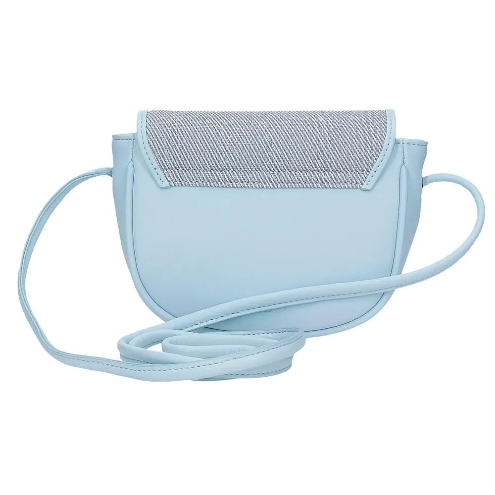 Joumma Disney Tiki Stitch Borsa a Tracolla with Lapel Denim 16x14x5 cm PU e Poliestere - immagine 3