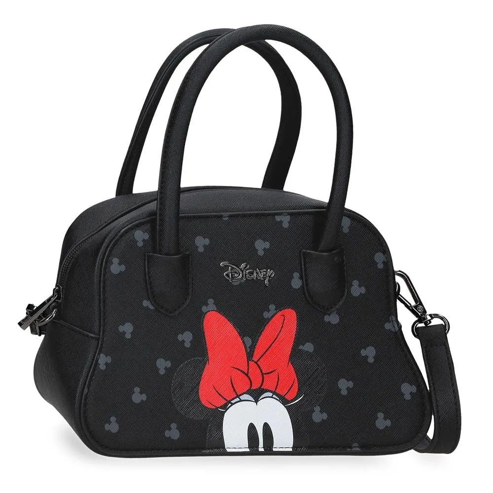 Joumma Disney Bowlogue Minnie Bolso Nero 22,5x14,5x9,8 cm PU y Poliestere - immagine 1