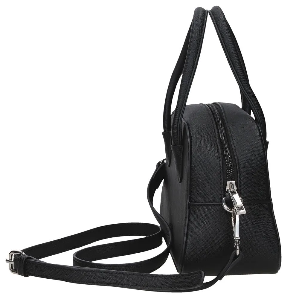 Joumma Disney Bowlogue Minnie Bolso Nero 22,5x14,5x9,8 cm PU y Poliestere - immagine 2