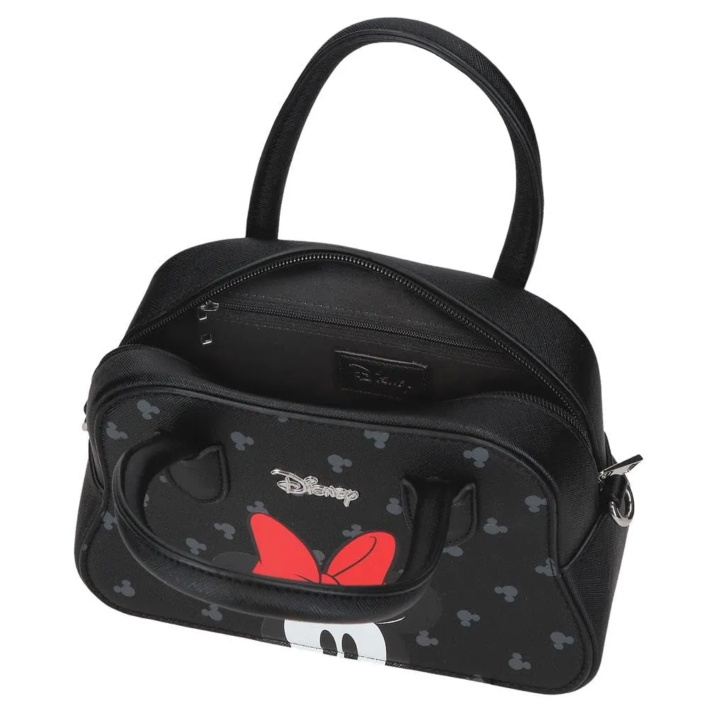 Joumma Disney Bowlogue Minnie Bolso Nero 22,5x14,5x9,8 cm PU y Poliestere - immagine 4