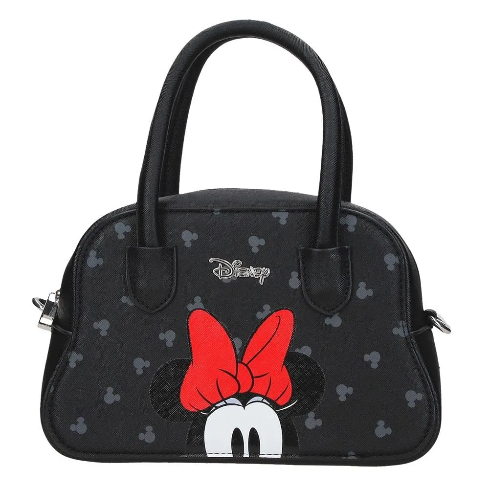 Joumma Disney Bowlogue Minnie Bolso Nero 22,5x14,5x9,8 cm PU y Poliestere - immagine 7