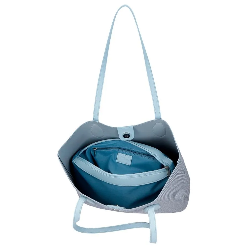 Joumma Disney Tiki Stitch Denim Borsa Tote 31x25.5x11.5 cm PU e Poliestere - immagine 4