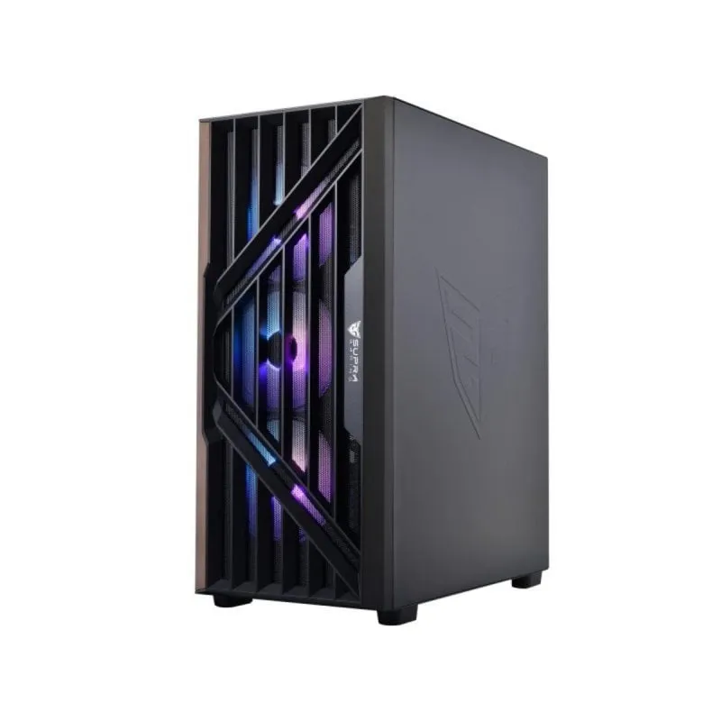 Torre Gaming SUPRA TITAN ARGB con 4 Ventole ARGB 120mm, Cristallo Temperato, Supporto EATX/ATX - immagine 1