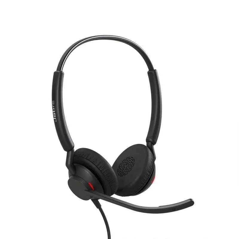 Auricolari Jabra Engage 40 con cavo USB-A per ufficio, microfono duale, protezione uditiva, neri - immagine 1