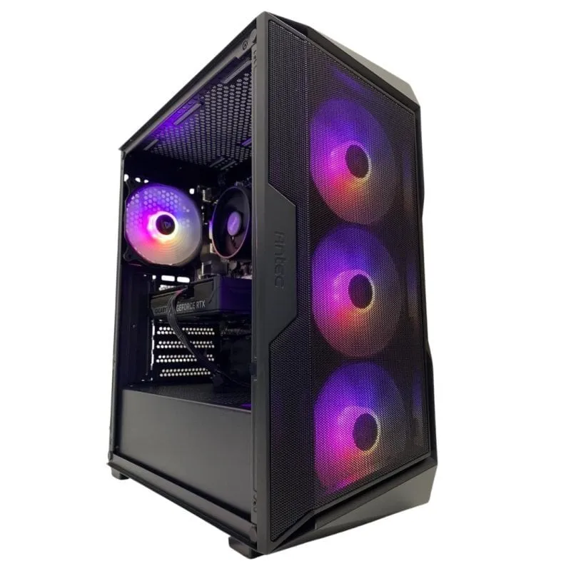 PC Sobremesa TECNOWAKE ByteWake Ryzen 7 5700X 32GB RAM 1TB SSD NVMe RTX 5060 RGB - immagine 1