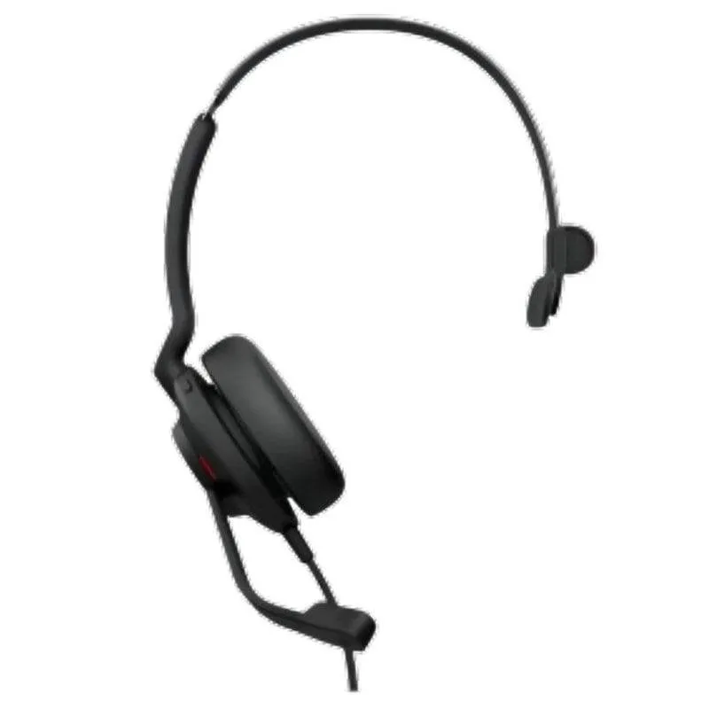 Auricolari Jabra Evolve2 30 SE con cavo USB-C/USB-A mono con microfono boom per ufficio neri - immagine 1