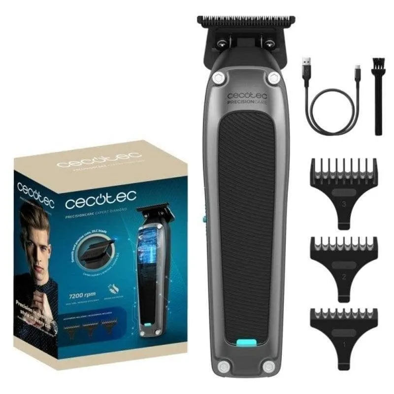 Regolabarba Viso Cecotec PrecisionCare Expert Diamond Senza Filo 150min 3 Pettini - immagine 1
