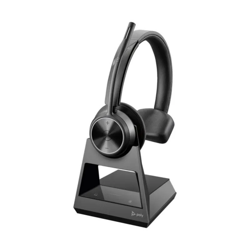 Auricolari HP wireless DECT Bluetooth con cancellazione del rumore e microfono boom professionale nero - immagine 1