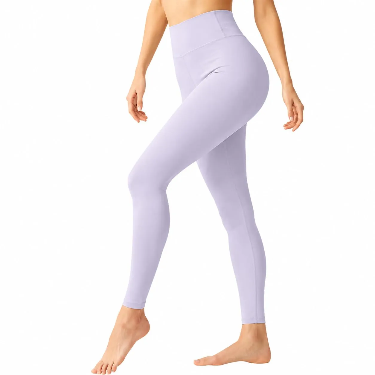 Suyamir Leggings Donna Vita Alta Made in Italy,Push Up Modellanti,Morbidi e Opachi,Elasticizzati e Traspiranti per Sport,Yoga,Fitness e Casual (IT, Testo, L, XL, Regular, Regular, Lilla) - immagine 1
