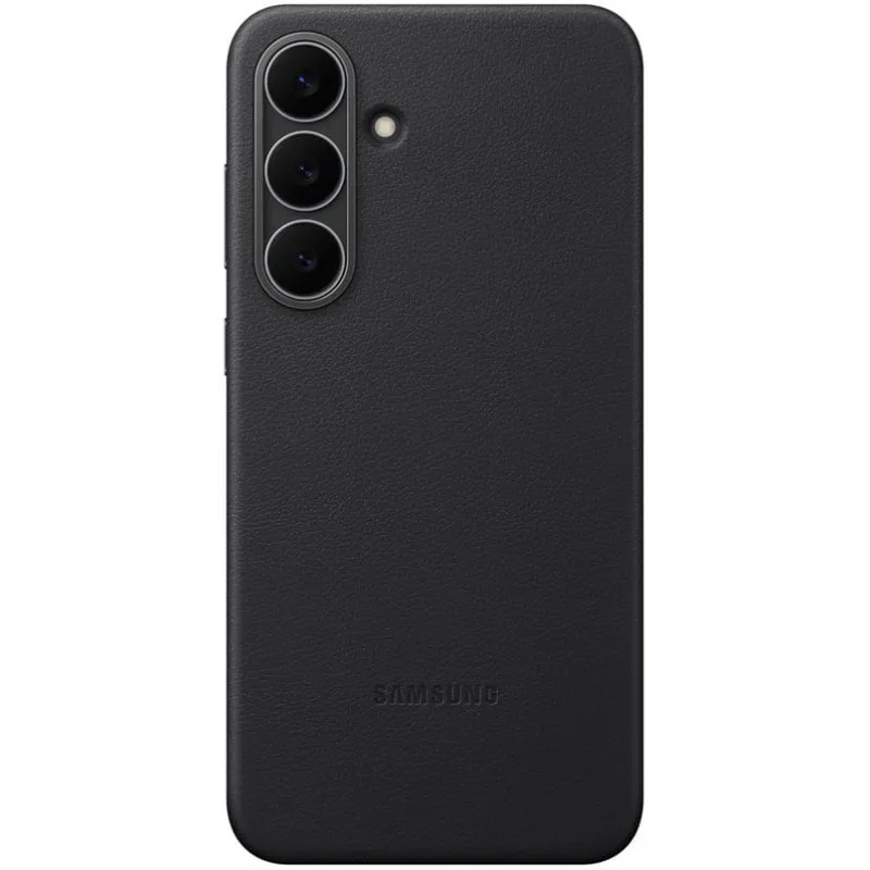 Custodia in pelle vegana Kindsuit per Samsung Galaxy S25 FE in nero - immagine 1