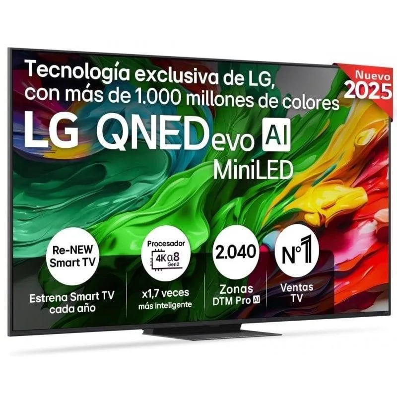 TV LG QNED MiniLED 65QNED86A6A 65" 4K UltraHD 144Hz Smart TV WebOS HDR10 FreeSync - immagine 1