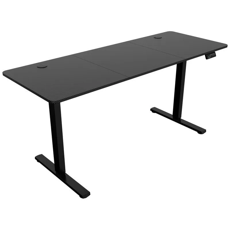 Mars Gaming Mgd-ergopro160 Tavolo elevatore elettrico 73-118 cm in fibra di carbonio e acciaio 160x60 cm nero - immagine 1