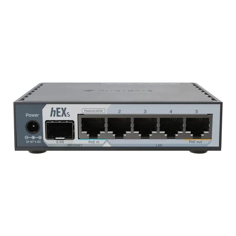 Router Mikrotik E60IUGS Ethernet WAN Gigabit 2.5Gbps PoE USB 3.2 Gen 1 - immagine 1