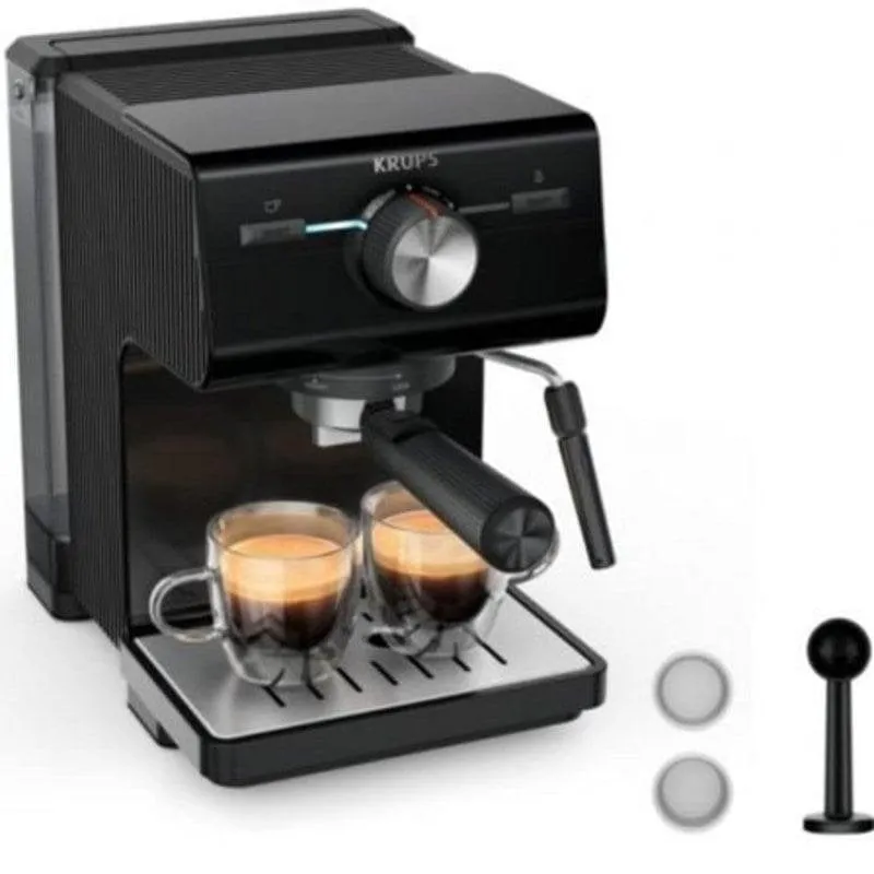 Caffettiera Espresso Krups Authentic XP381810 2L 15 bar con vaporizzatore - immagine 1