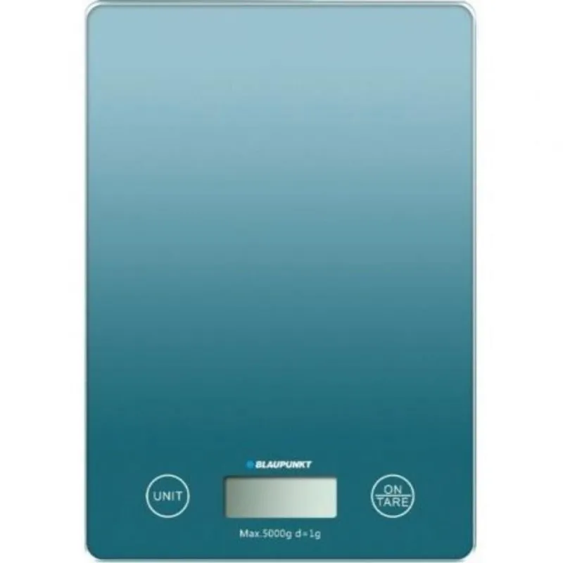 Báscula di cucina Blaupunkt digitale 5kg con funzione tara e superficie in vetro - immagine 1