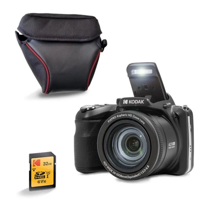 Macchina Fotografica Bridge Kodak Pixpro AZ425 20 MP 42x Zoom Ottico 24 mm Full HD Stabilizzatore Immagine - immagine 1