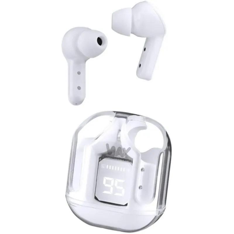 Auricolari TWS Way WebTrack 15h Bluetooth 5.4 Controllo Tattile Bianco - immagine 1