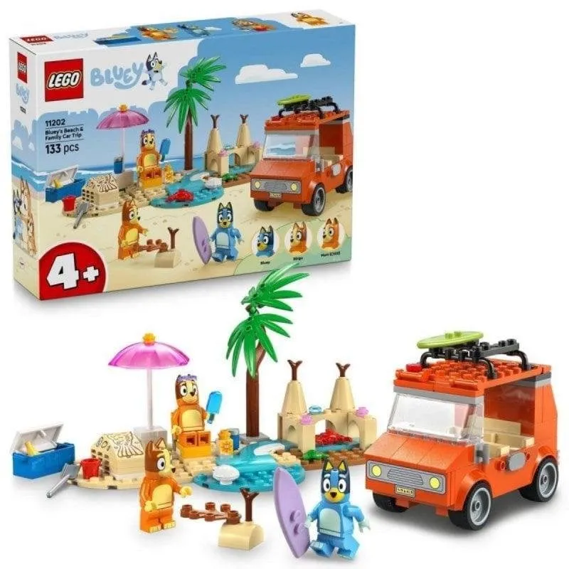 LEGO Bluey Escursione Familiare alla Spiaggia 11202 133 pezzi - immagine 1