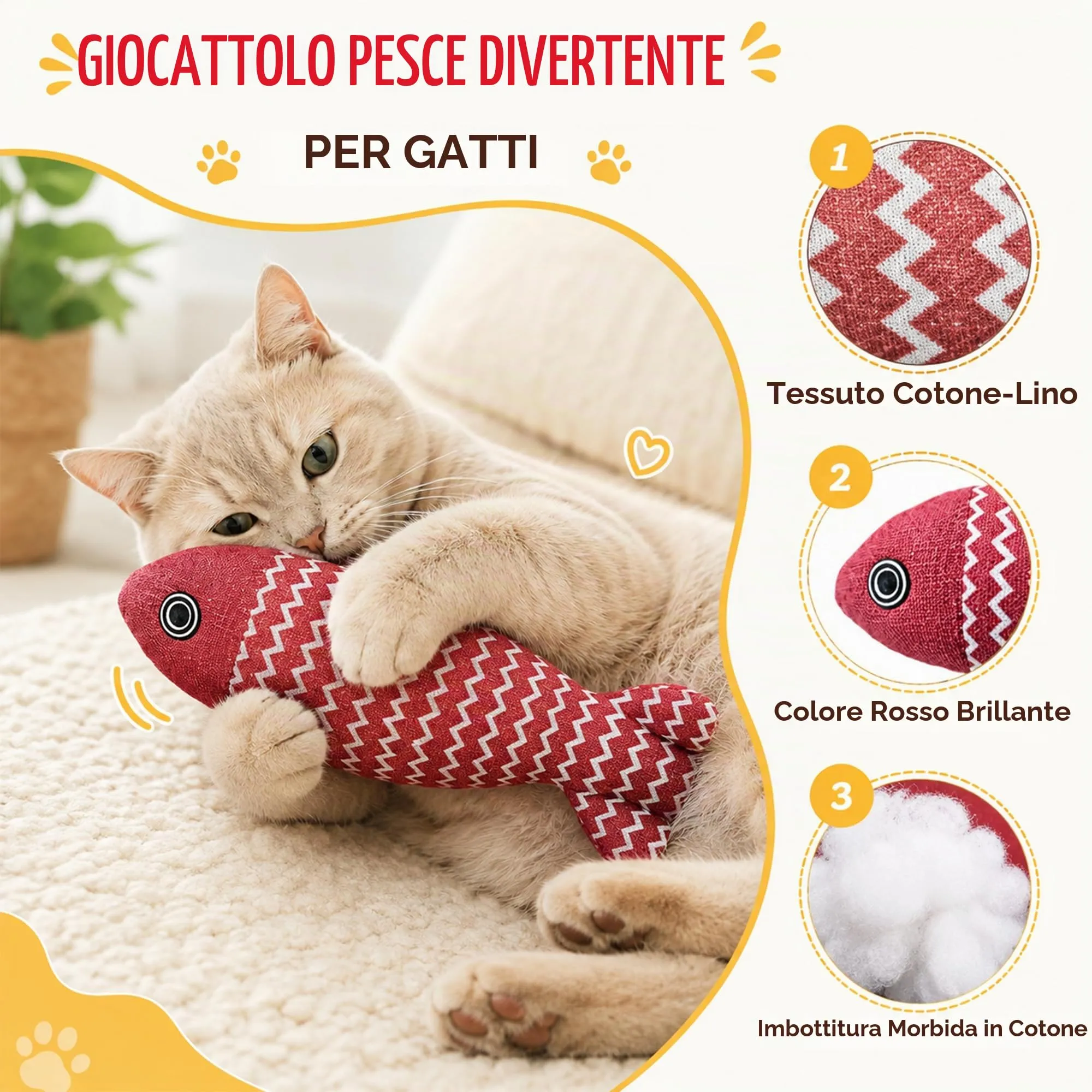 Confezione assortita da 5 pezzi di giocattoli per gatti, palline per gatti - immagine 5