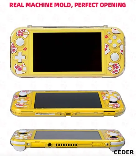 CEDER - Custodia protettiva rigida per Nintendo Switch Lite (Gatto) - immagine 7