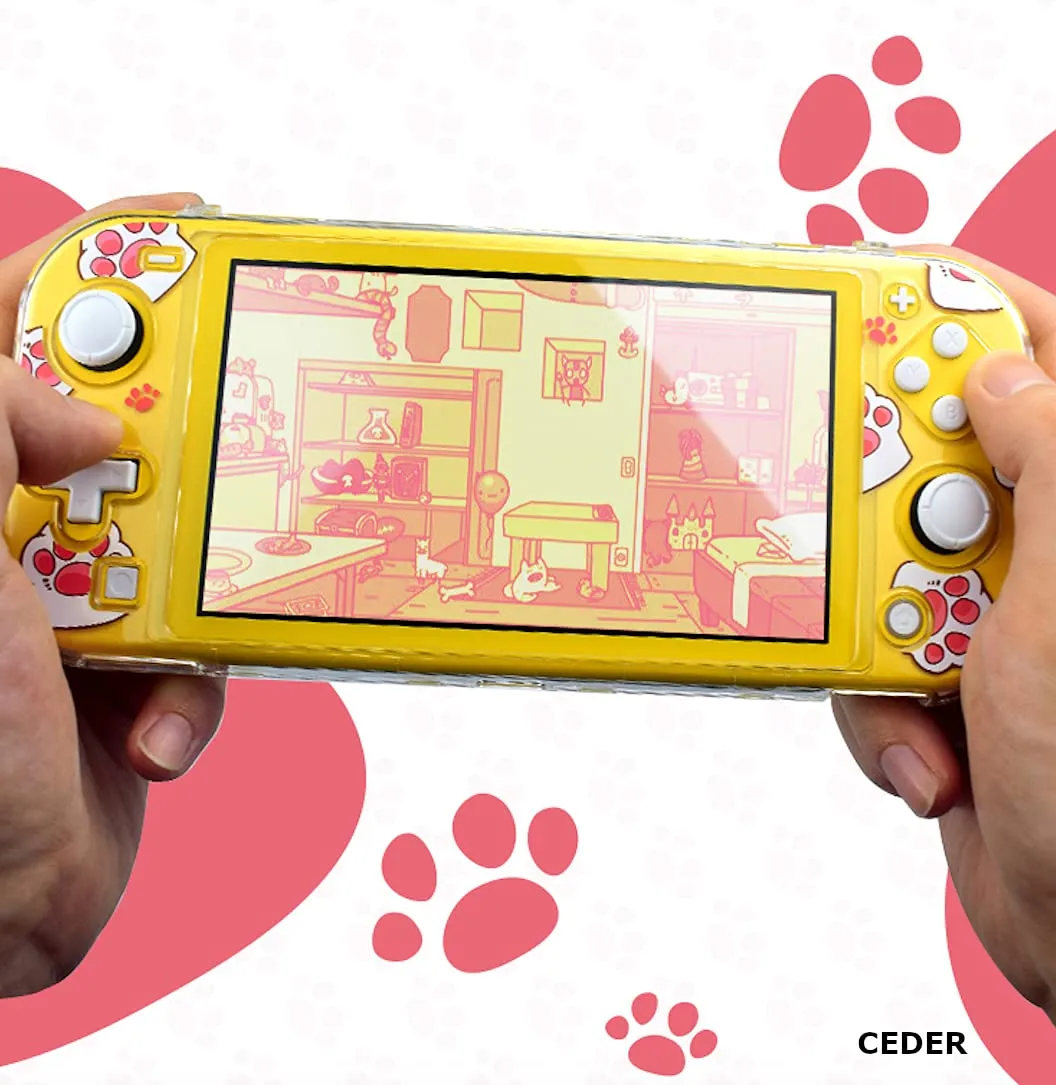 CEDER - Custodia protettiva rigida per Nintendo Switch Lite (Gatto) - immagine 9