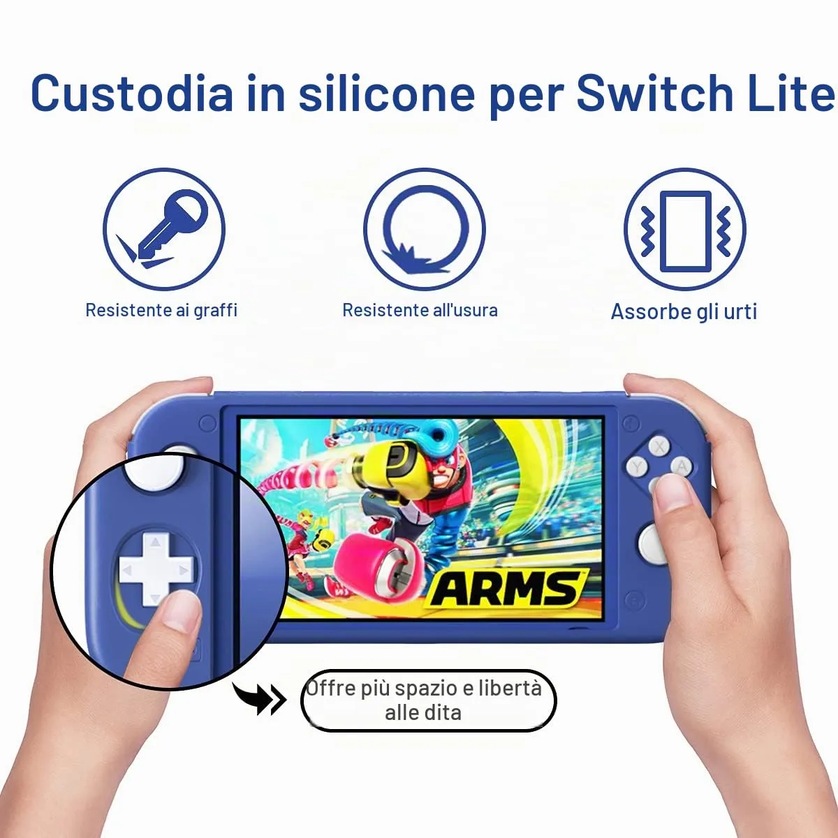 MoKo Custodia in Silicone Compatibile con Nintendo Switch Lite - immagine 2