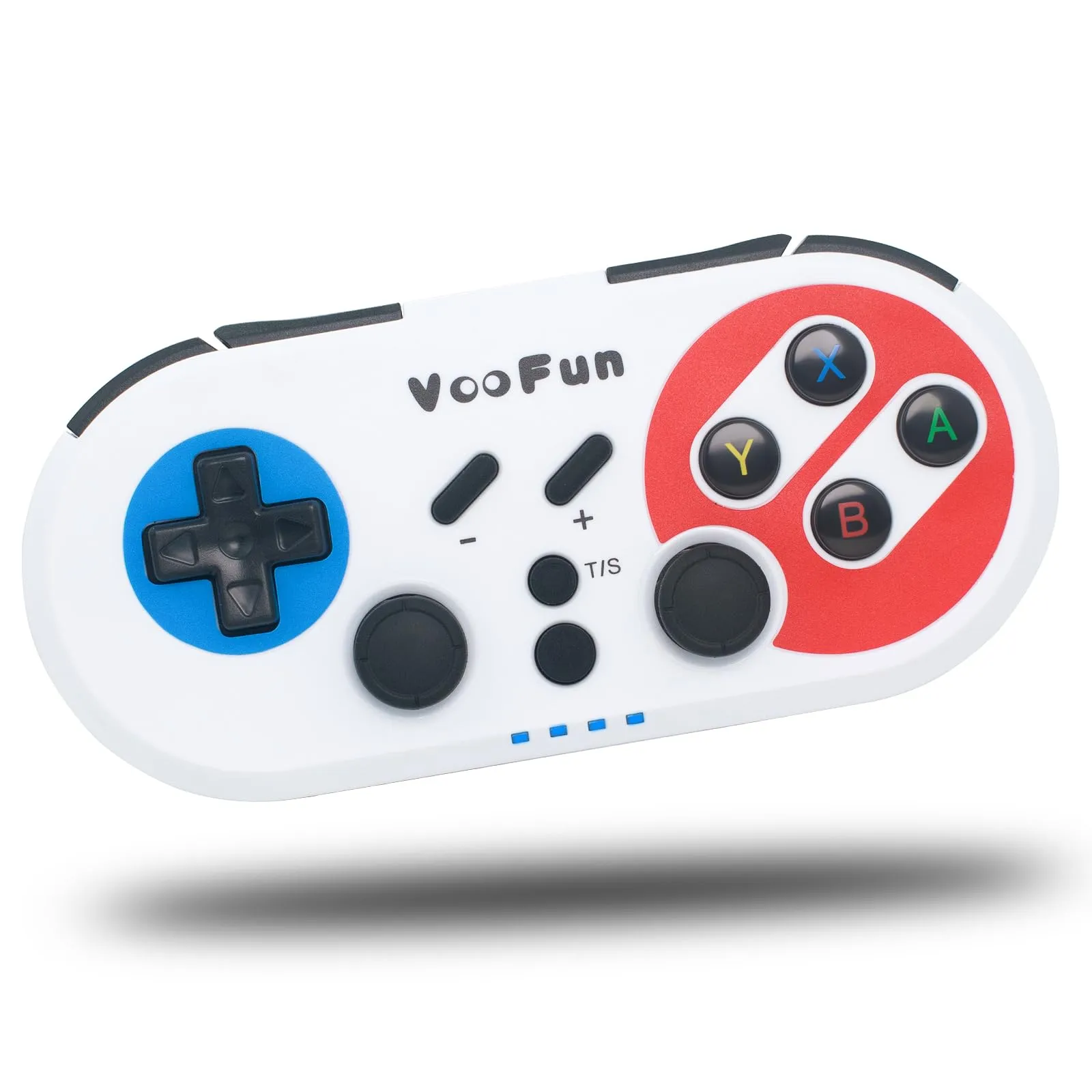 VooFun Controller Switch, Controller PC Bluetooth Wireless Joystick per Switch/Lite/OLED, PC Windows, PS3 con Giroscopio 6 Assi Sensore, Doppia Vibrazione e Turbo, Wake-up Switch Console (Bianco) - immagine 1