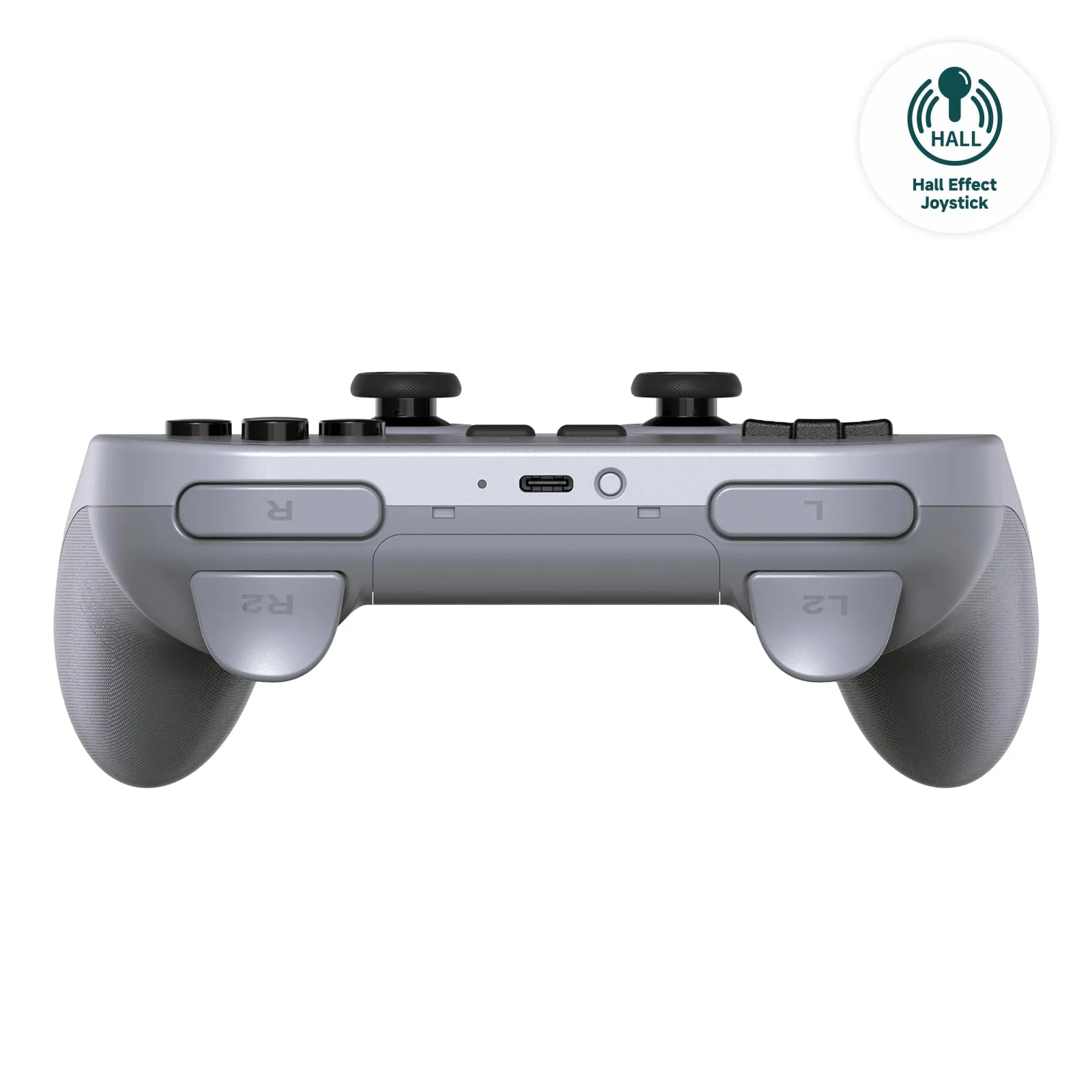 8Bitdo Pro 2 Bluetooth Controller for Switch, Hall Effect Joystick Update, Wireless Gaming Controller for Switch, PC, Android, and Steam Deck & Apple (Gray Edition) - immagine 2