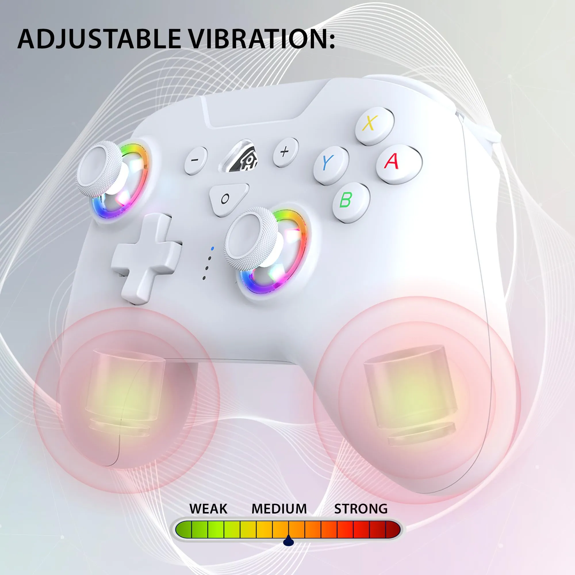 Subsonic - Controller Wireless per Switch 2 e Switch - Bianco - immagine 4