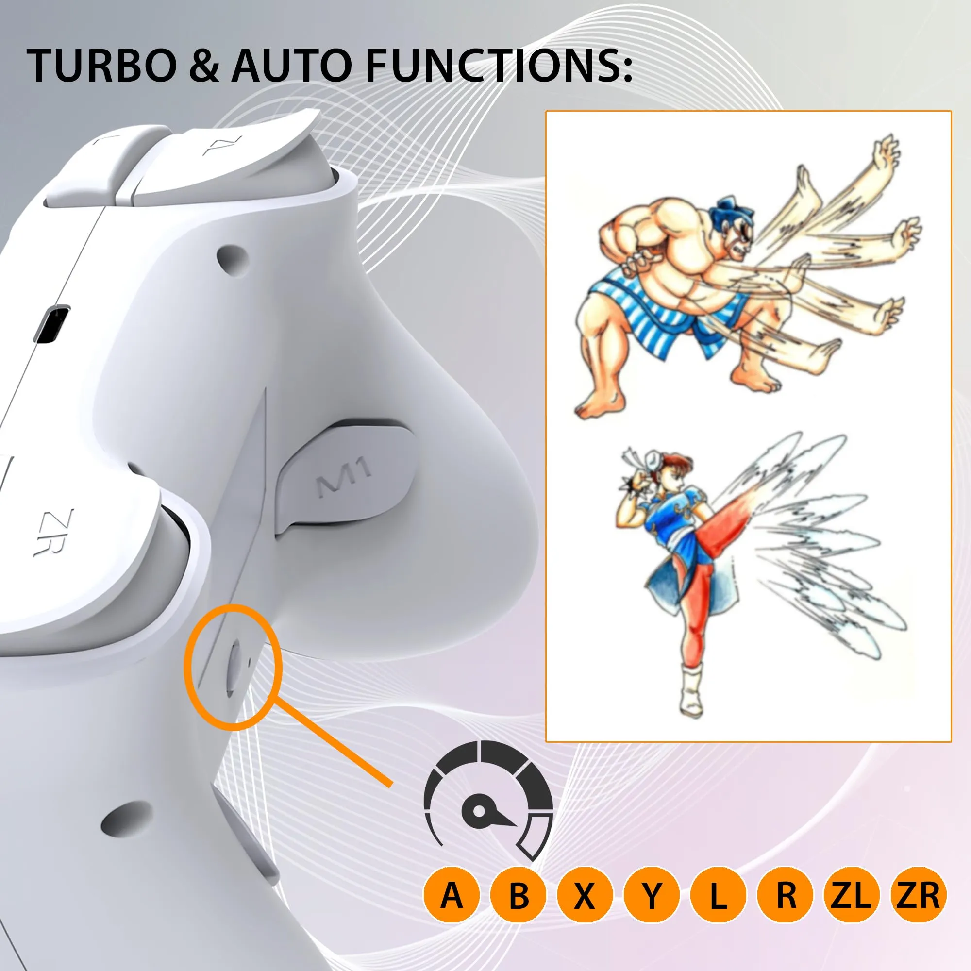 Subsonic - Controller Wireless per Switch 2 e Switch - Bianco - immagine 7
