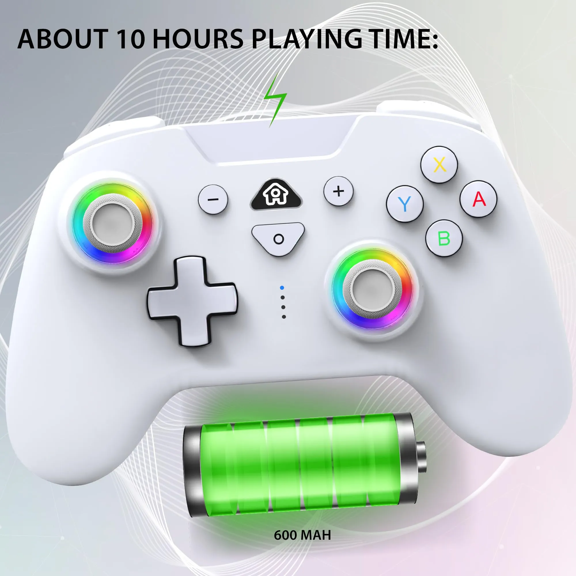 Subsonic - Controller Wireless per Switch 2 e Switch - Bianco - immagine 8
