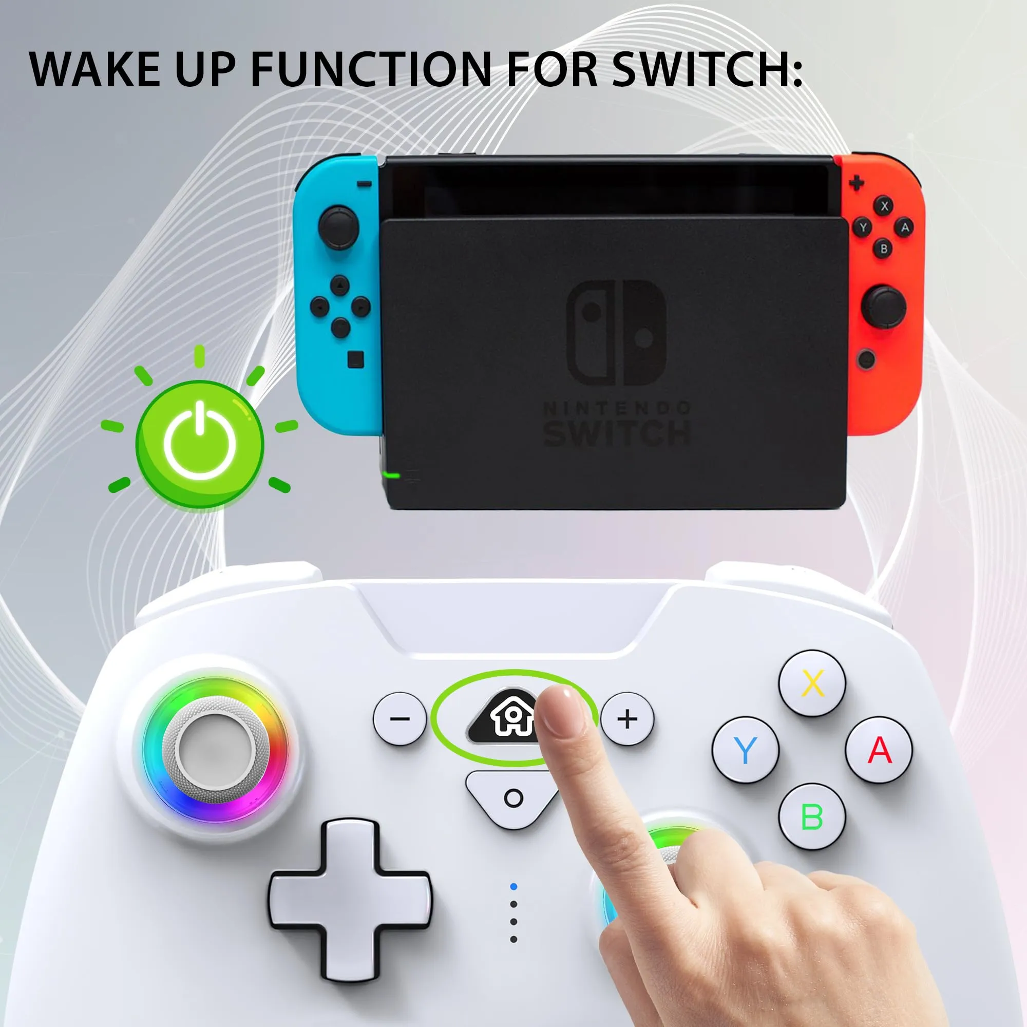 Subsonic - Controller Wireless per Switch 2 e Switch - Bianco - immagine 9