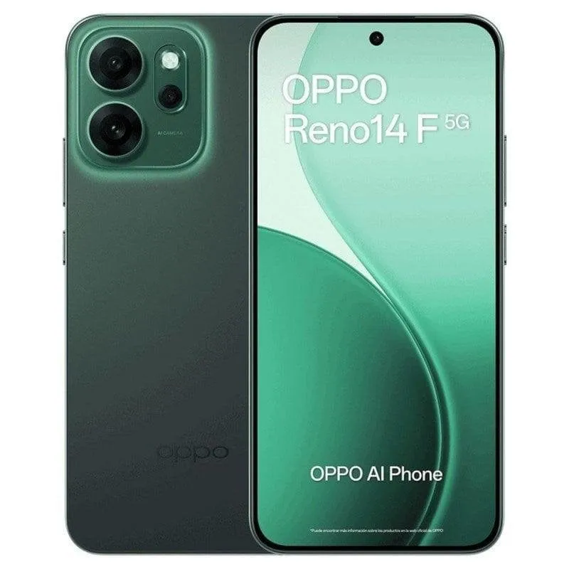 OPPO Reno14 F 5G 8GB 256GB 6.57" Luminous Green - immagine 1