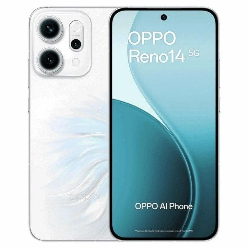 OPPO Reno14 5G 12GB 512GB 6.59" Bianco - immagine 1