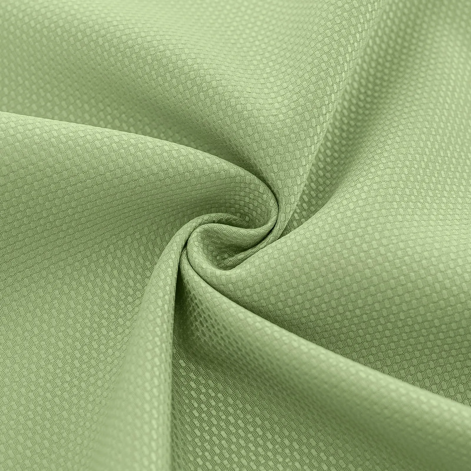 Softalker Tovaglia rettangolare con motivo primaverile, in jacquard lucido, impermeabile, a prova di perdite, lavabile, per feste, cene, 152 x 360 cm, salvia - immagine 8