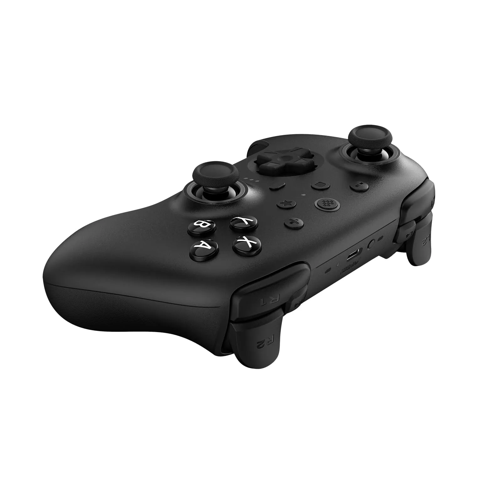8BitDo Ultimate 2 Bluetooth Controller for Switch & Windows PC, Switch Pro Controller with TMR Joysticks, Switchable Hall Effect/Tactile Triggers, Vibration and Motion Control, RGB Fire Ring, Black - immagine 3