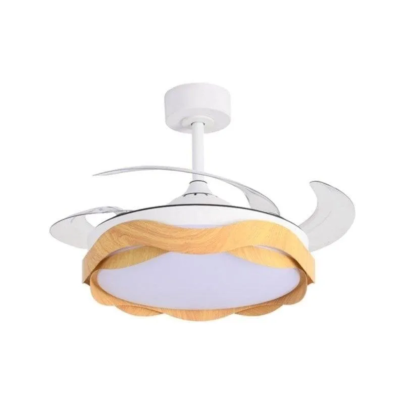 Ventilatore da soffitto Bel Air Home Ondas LED 72W 6480lm 6 velocità telecomando - immagine 1