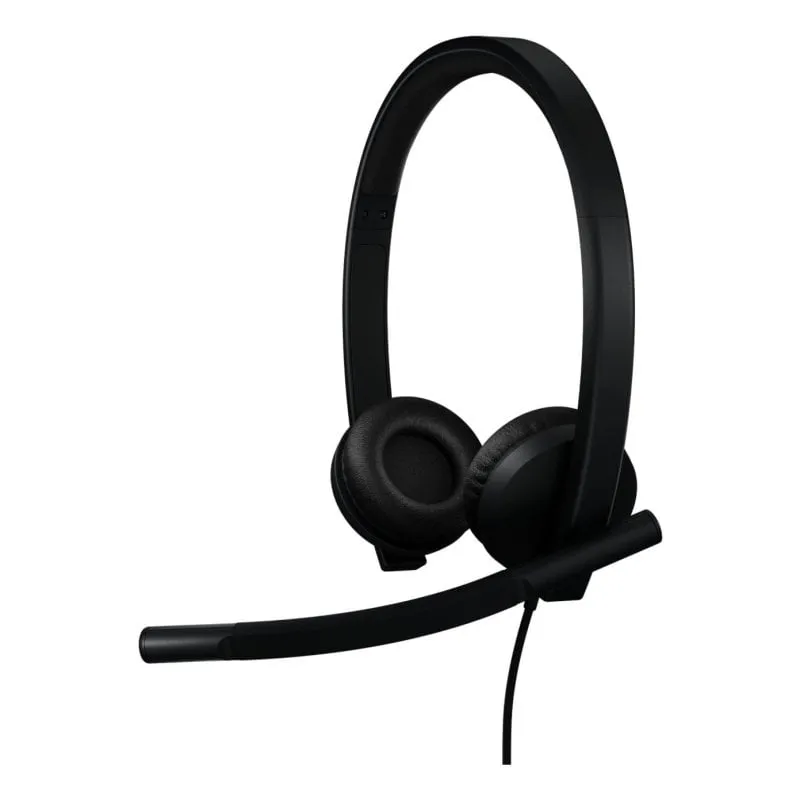 Logitech H570e Auricolare USB-C Cablato Nero con Cancellazione Rumore e Certificazione Teams - immagine 1
