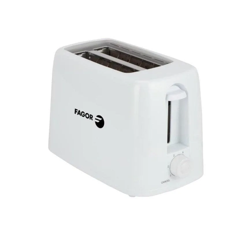 Tostapane Fagor FlexiToast 650W 2 fette bianco rotativo - immagine 1