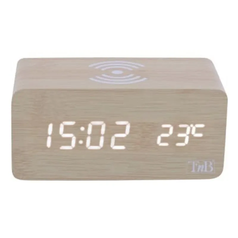 Sveglia digitale con wireless charger 10W per bambini - immagine 1
