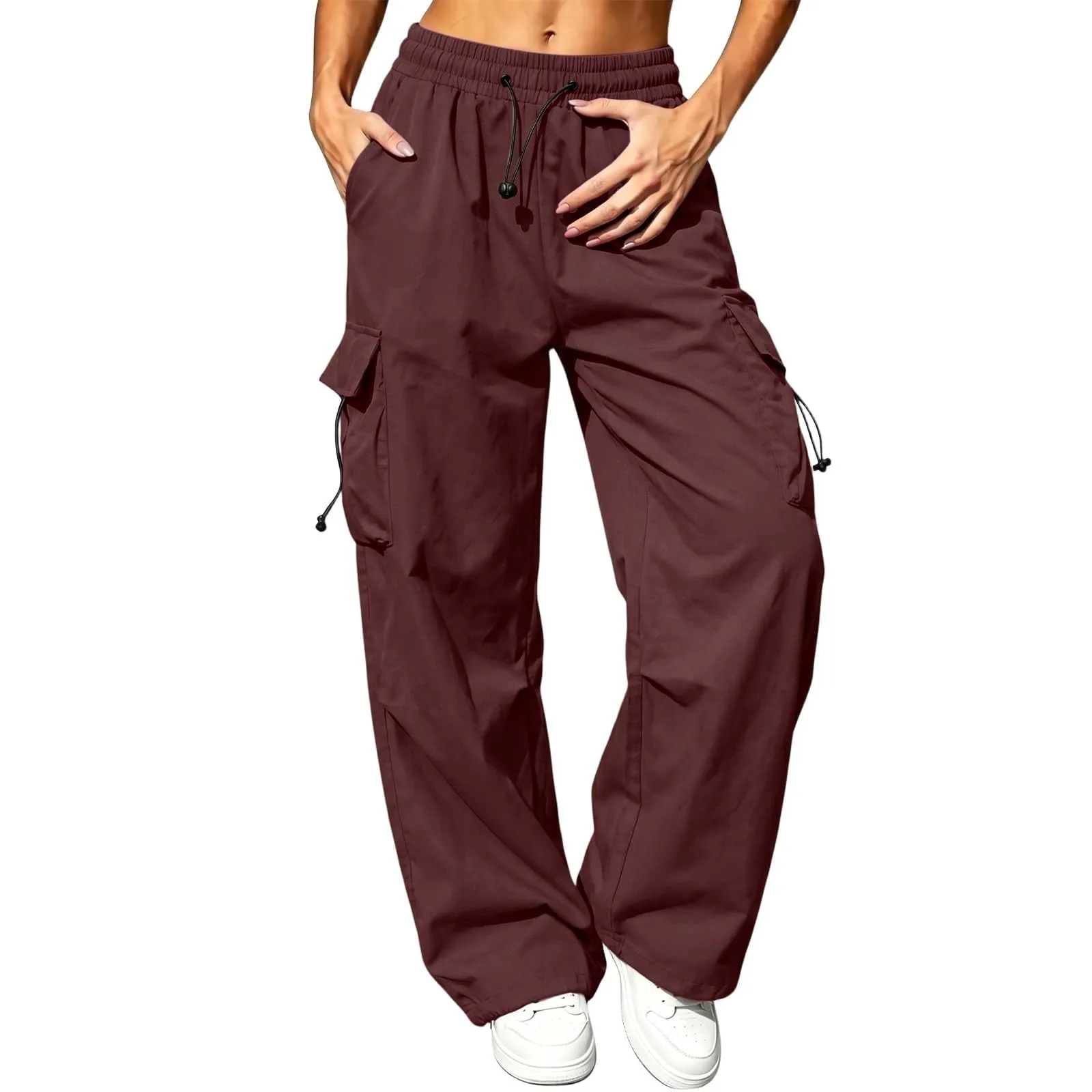 Pantaloni Sportivi da Ragazza con Elastico in Vita da Donna Multitasche - immagine 1
