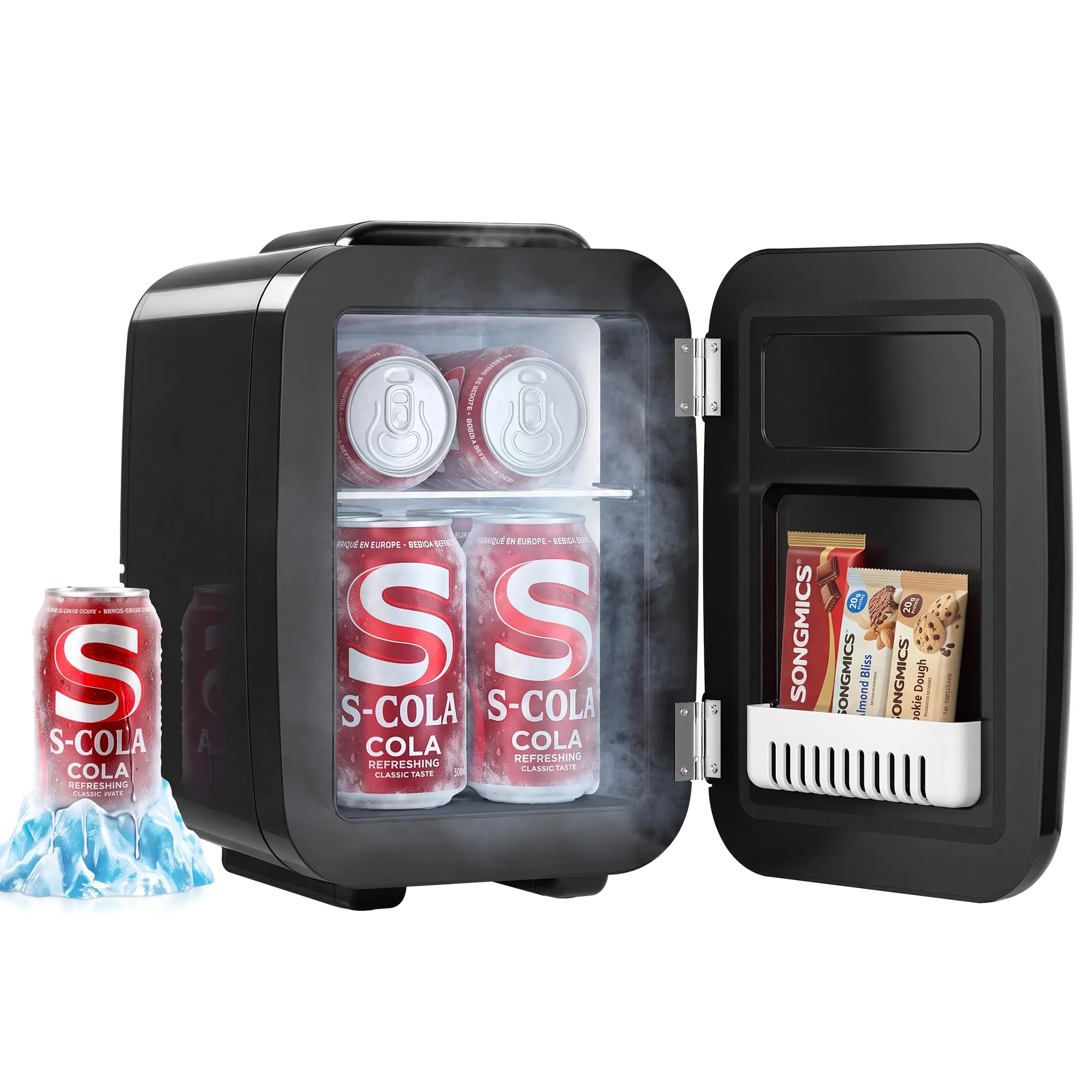 SONGMICS Mini Frigo, Frigorifero Portatile Caldo e Freddo, 4 L - immagine 1