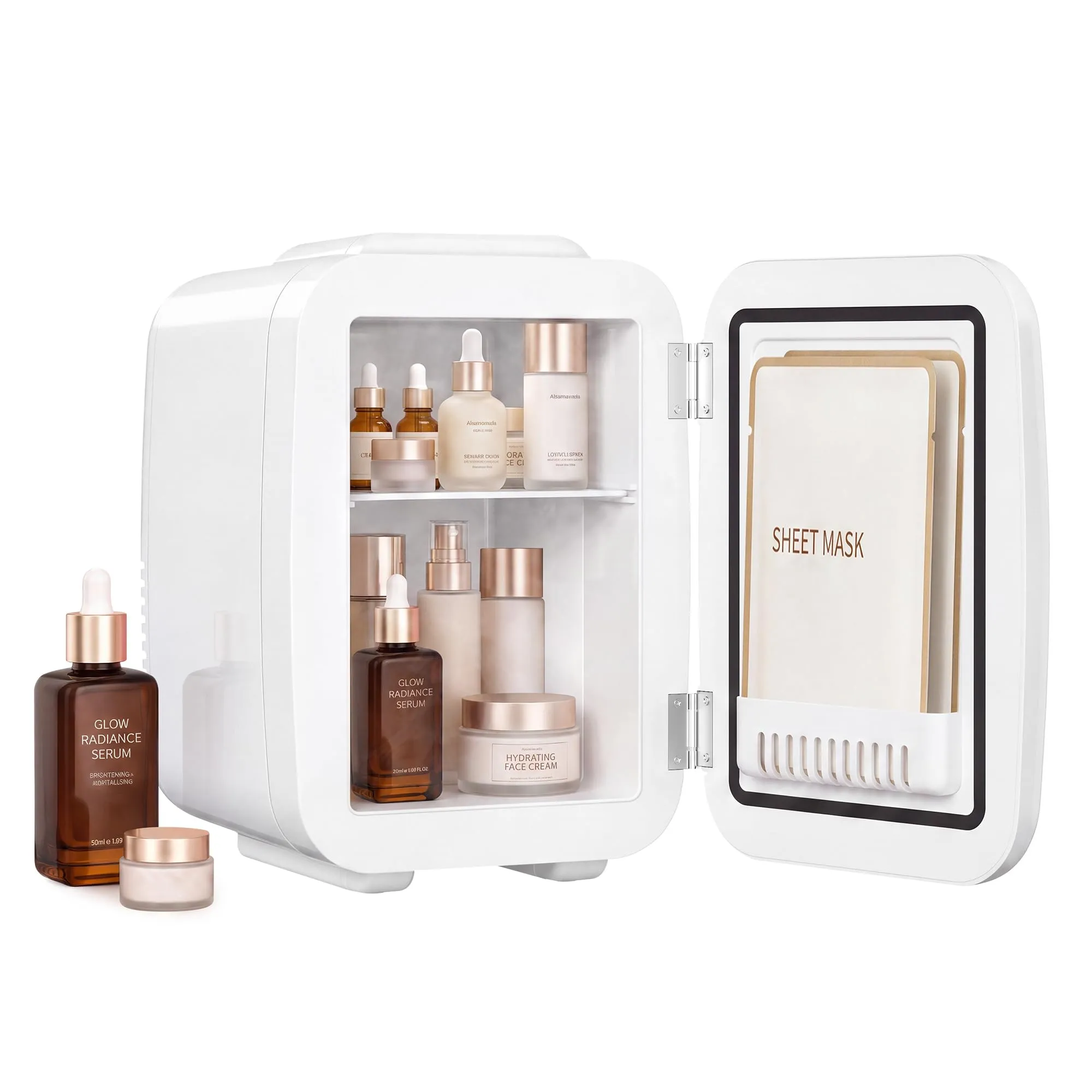 SONGMICS Mini Frigo, Frigorifero Portatile Caldo e Freddo, 4 L - immagine 1