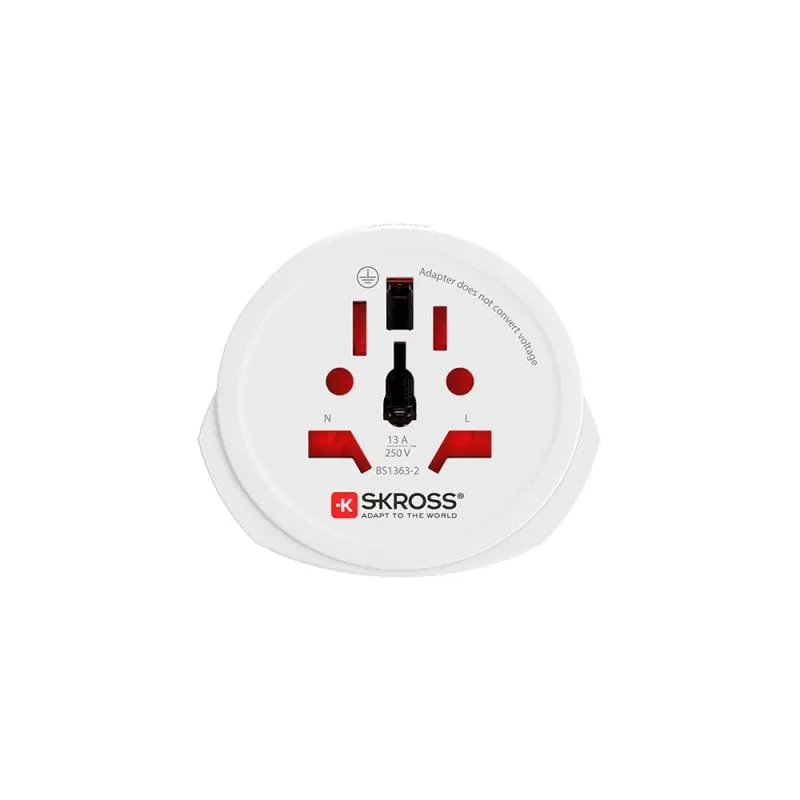 Adattatore da viaggio universale Skross 1500211-E per l'Europa - immagine 1