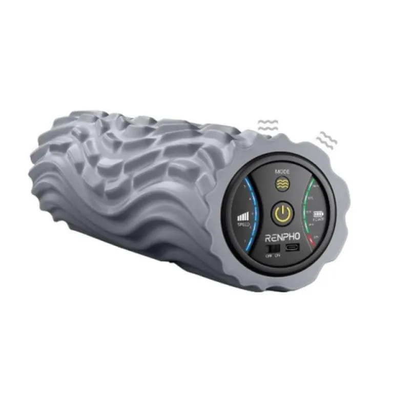 Rodillo di schiuma Renpho PEU-FT-YB-03-GY vibrante 5 velocità 2 modalità USB grigio - immagine 1