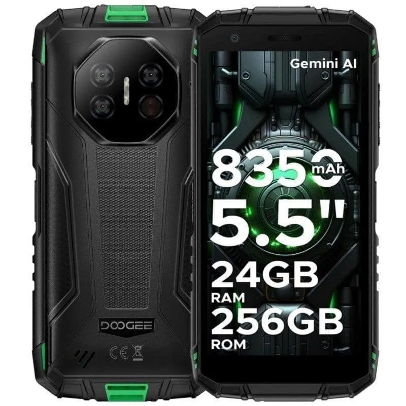 Doogee Fire 3 Ultra 4G 6GB 256GB 5.5" Nero Verde - immagine 1