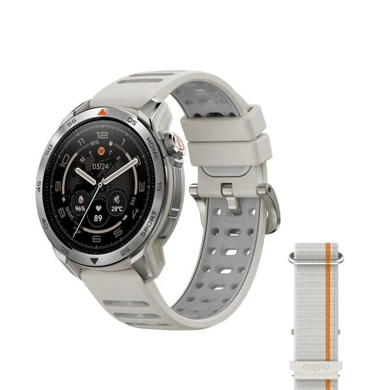 Mibro GS Pro 2 Bluetooth GPS NFC 48mm AMOLED Beige Resistenza all'Acqua 5ATM SpO2 - immagine 1