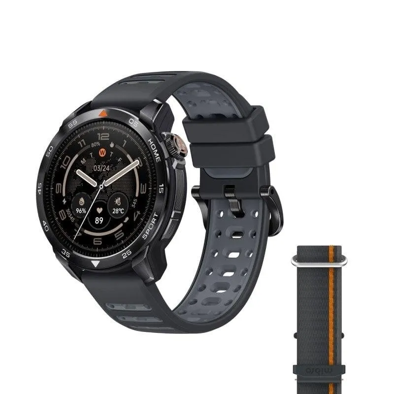 Mibro GS Pro 2 GPS NFC 48mm AMOLED Grigio Taglia Unica Resistenza Acqua 5ATM SpO2 - immagine 1
