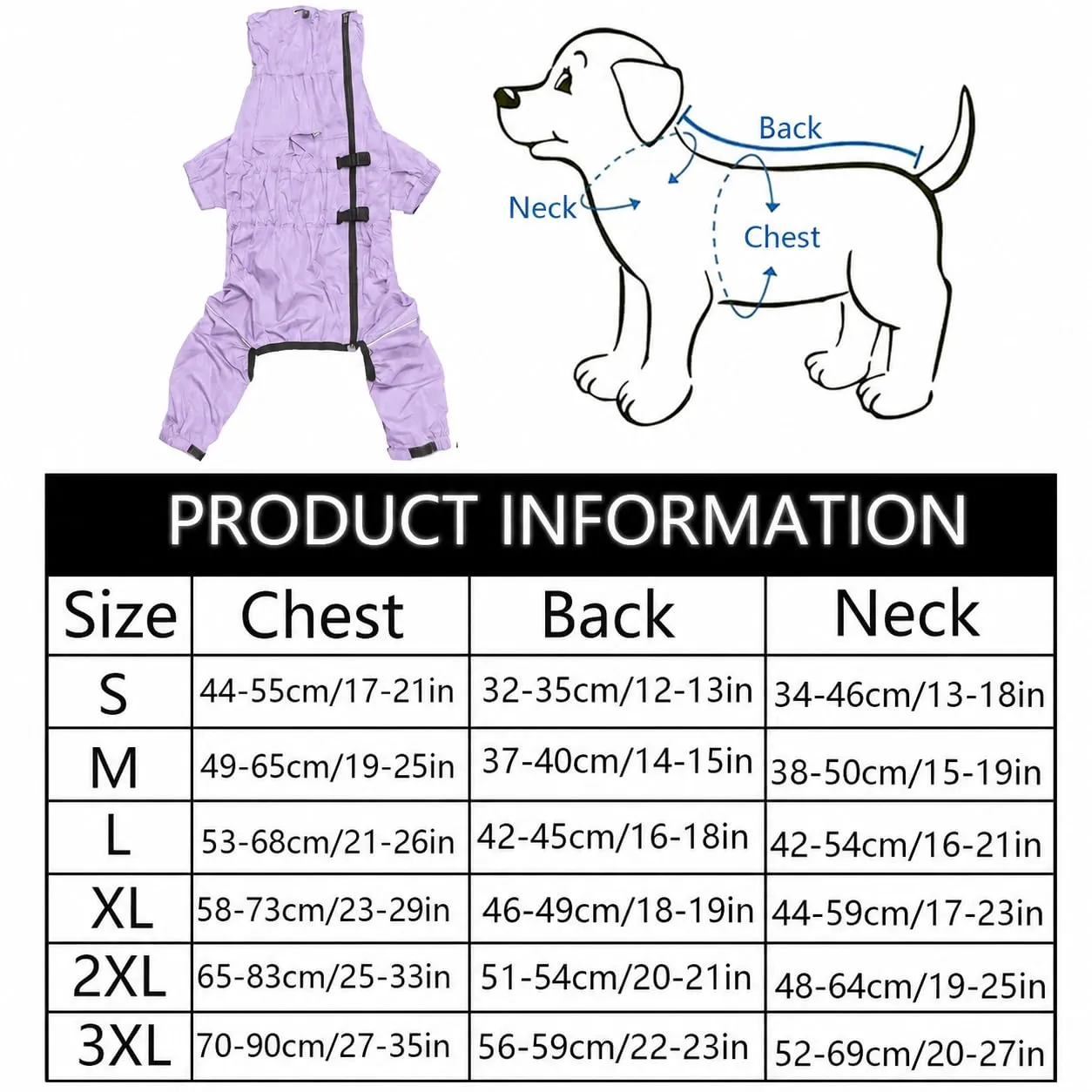 MOREZI Cappottino Impermeabile Cane Taglia, Manteau Kway Chien Imperméable - immagine 6