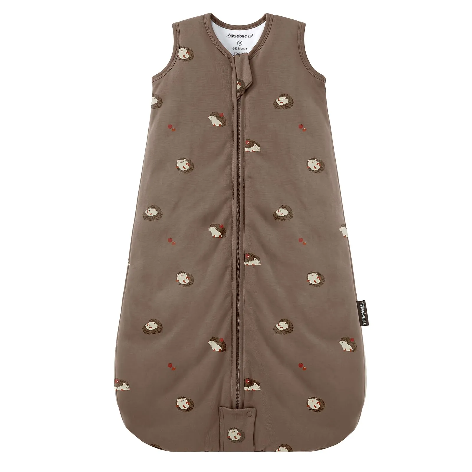 Mosebears Sacco nanna invernale per bambini, 2,5 tog,cotone, per diverse misure dalla nascita all'età di 24 mesi(Brown,18-24 mesi) - immagine 1